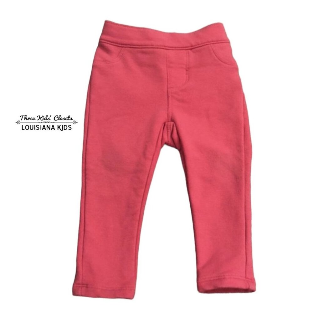 Gymboree 6-12m Pink Bow Pocket Pull On Pants